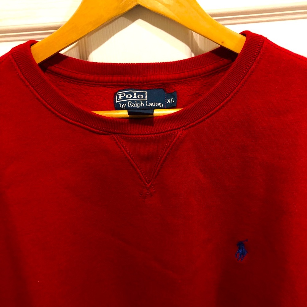 Red - Polo by Ralph Lauren sweatshirt - tags removed but never worn.